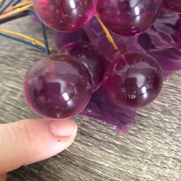 Vtg Lucite Grape Clusters - Picture 9 of 15
